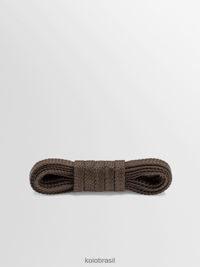 coleção br KOIO unissex cadarços de corredor retrô café FTL02253