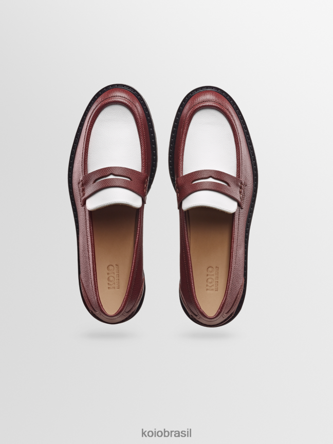 sapato br KOIO homens Arezzo noz-pecã FTL02104