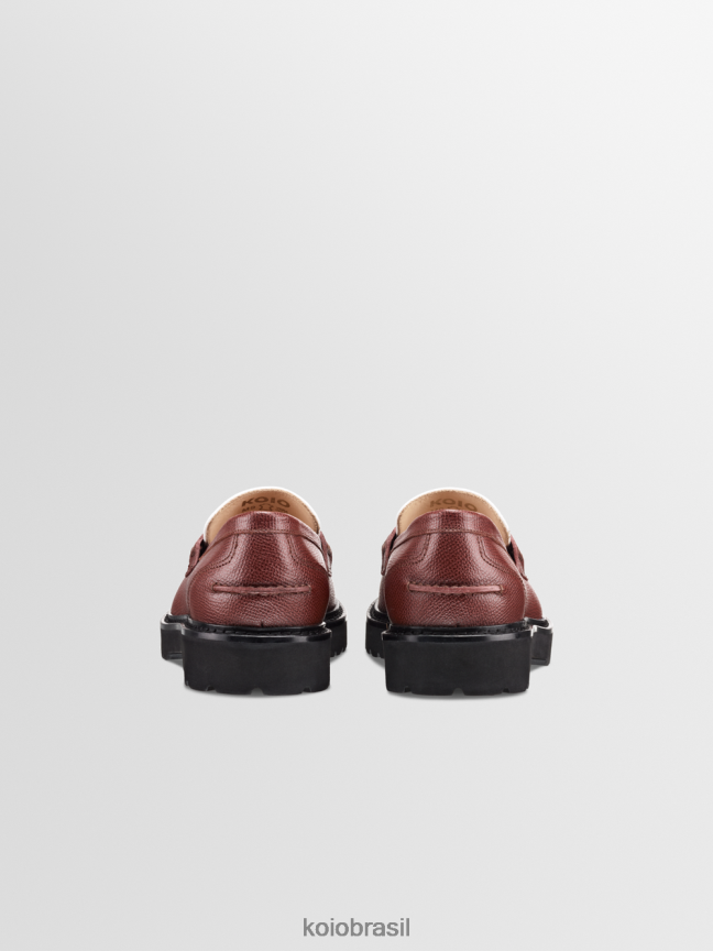 sapato br KOIO homens Arezzo noz-pecã FTL02104