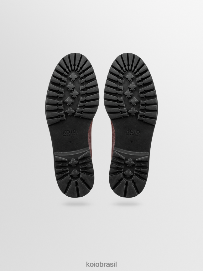 sapato br KOIO homens Arezzo noz-pecã FTL02104