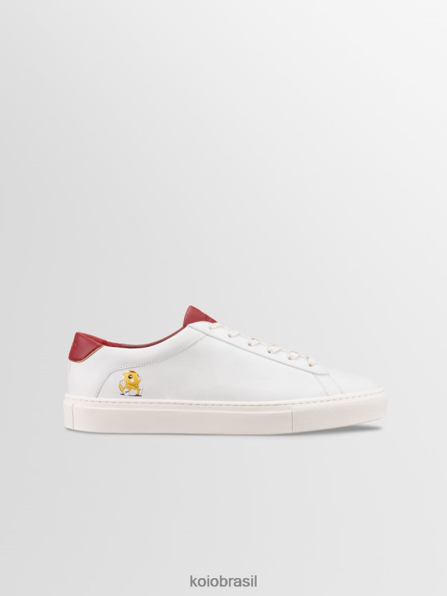 sapato br KOIO homens capri ano novo lunar branco FTL022