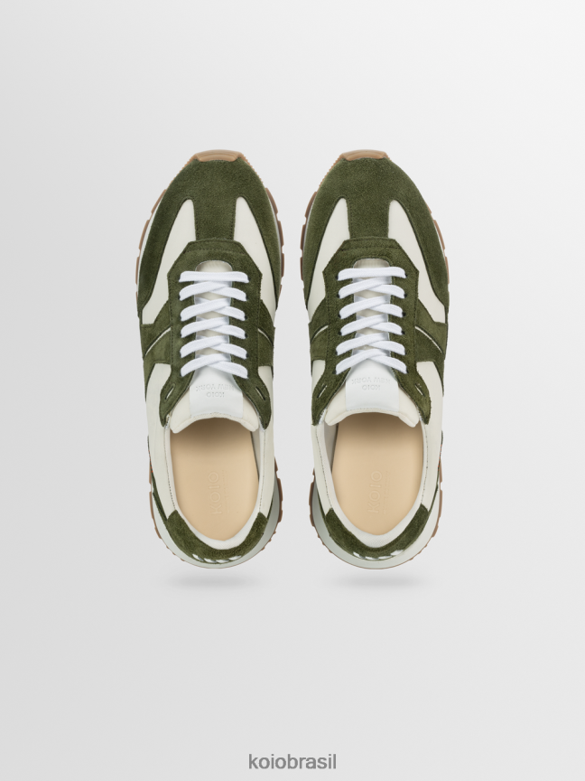 sapato br KOIO homens corredor retrô agave FTL0228