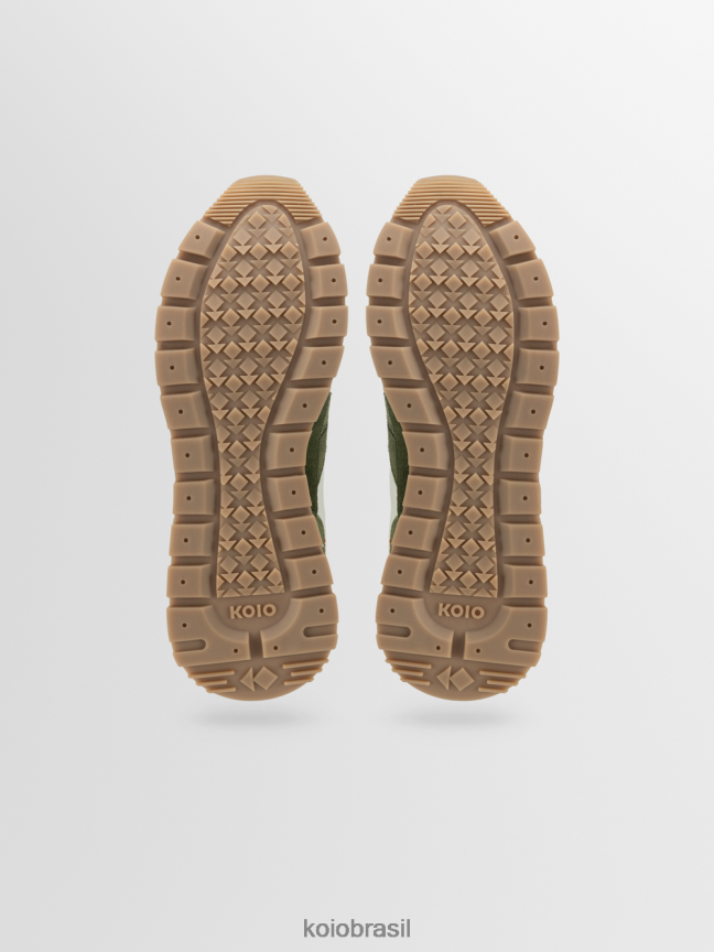 sapato br KOIO homens corredor retrô agave FTL0228