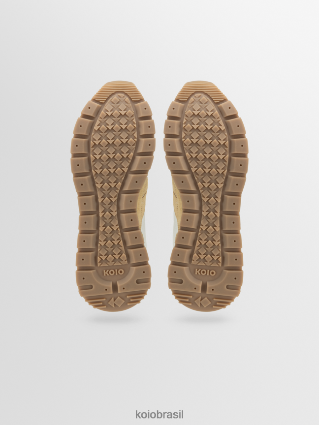 sapato br KOIO homens corredor retrô ginseng FTL0227