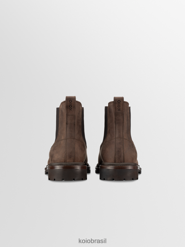 sapato br KOIO homens fermo chocolate FTL0286