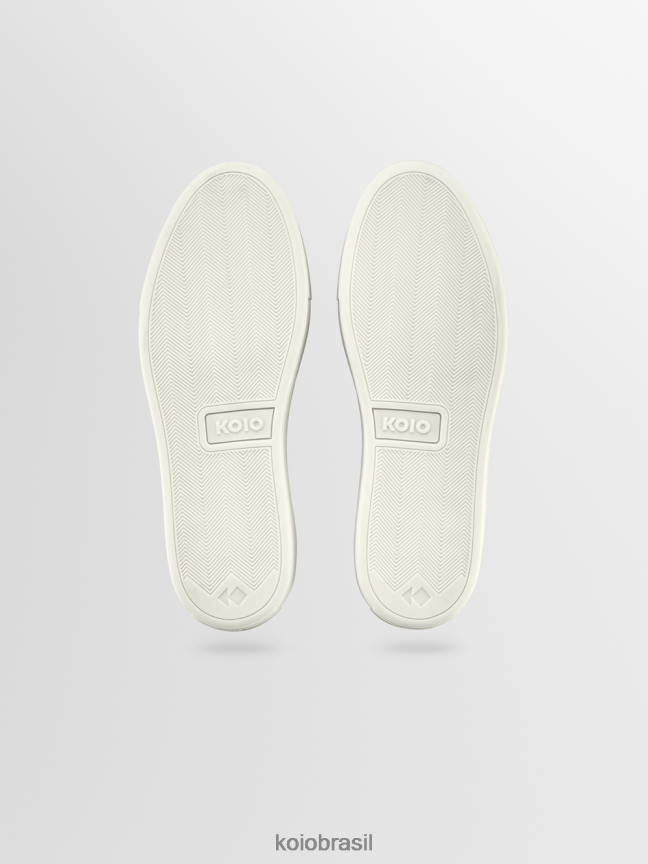 sapato br KOIO homens guarda branco antigo FTL0250