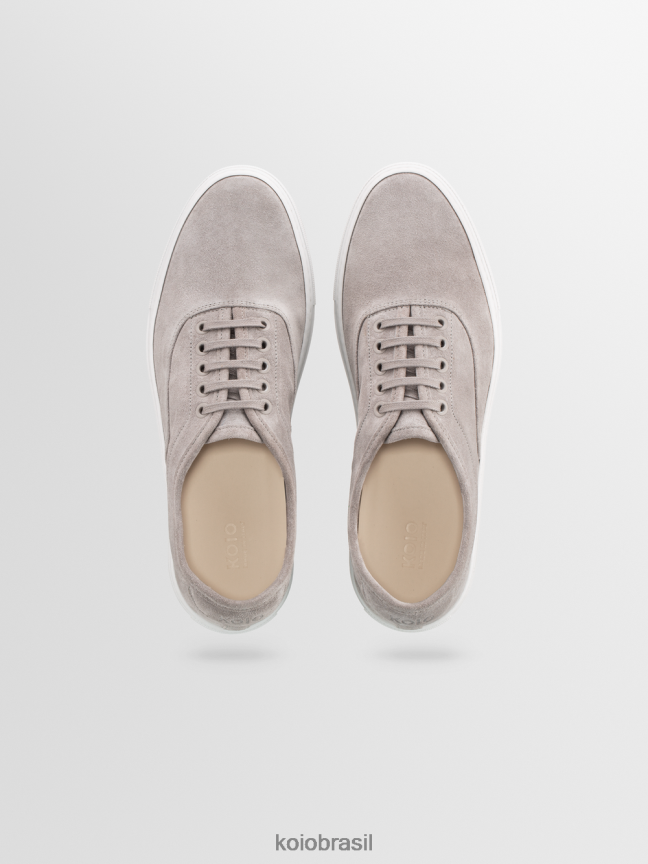 sapato br KOIO homens mineral portofino cinza FTL0263