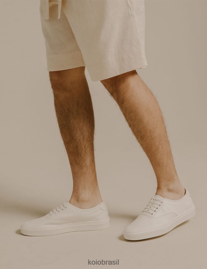 sapato br KOIO homens portofino branco antigo FTL0261