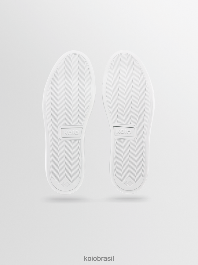sapato br KOIO homens portofino branco triplo FTL0260