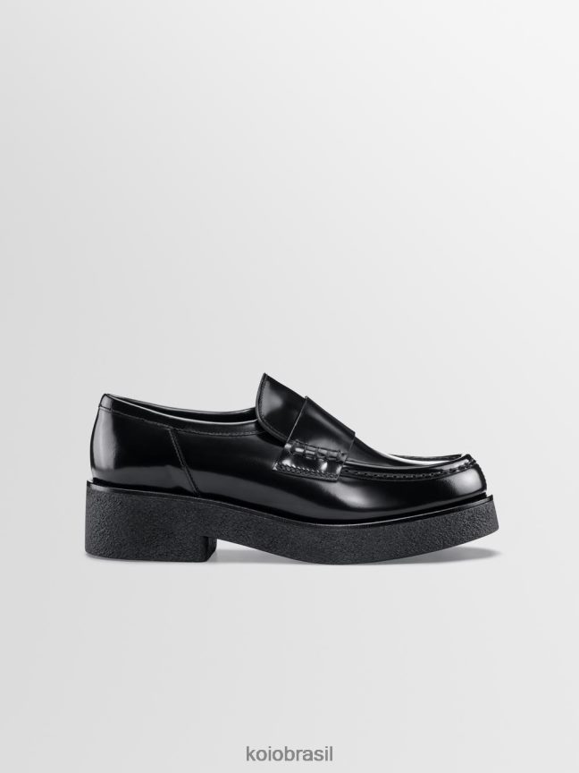 sapato br KOIO mulheres Bari preto brilhante FTL02214