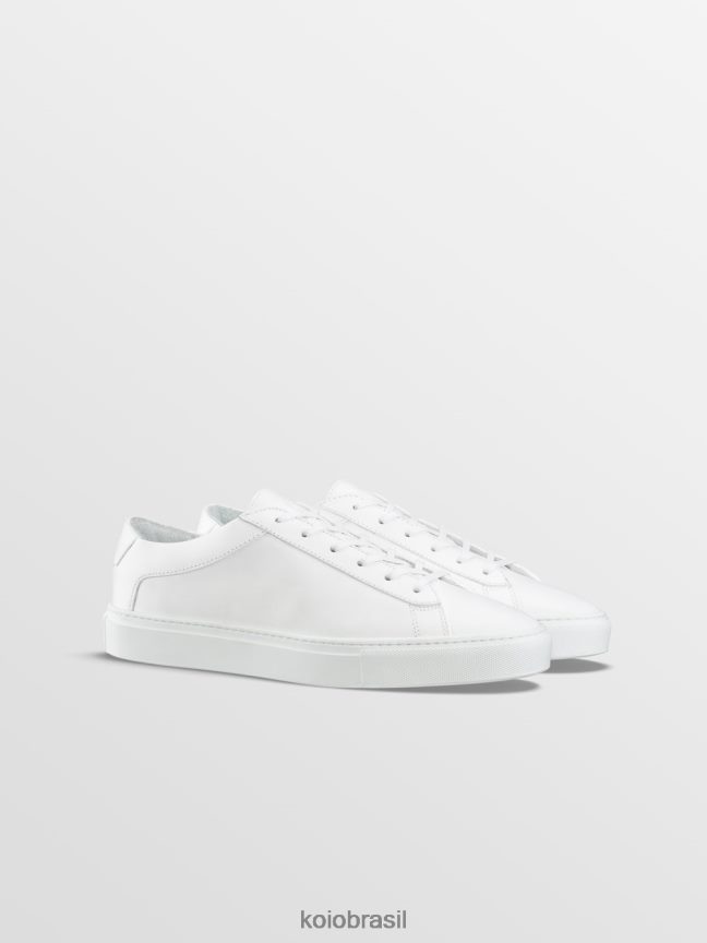 sapato br KOIO mulheres capri branco triplo FTL02136