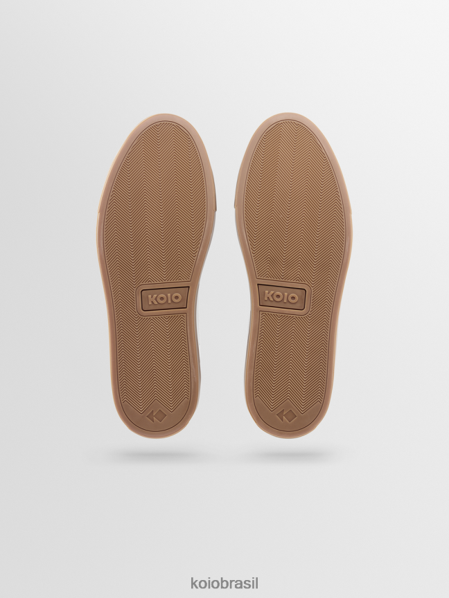 sapato br KOIO mulheres capri goma branca FTL02140