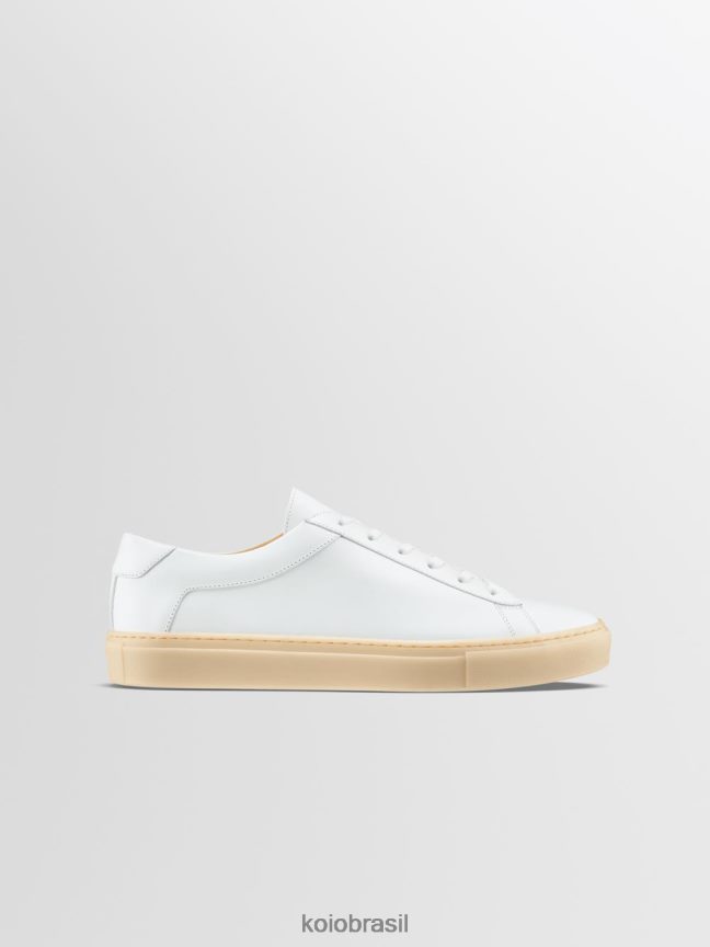 sapato br KOIO mulheres capri goma de luz branca FTL02139