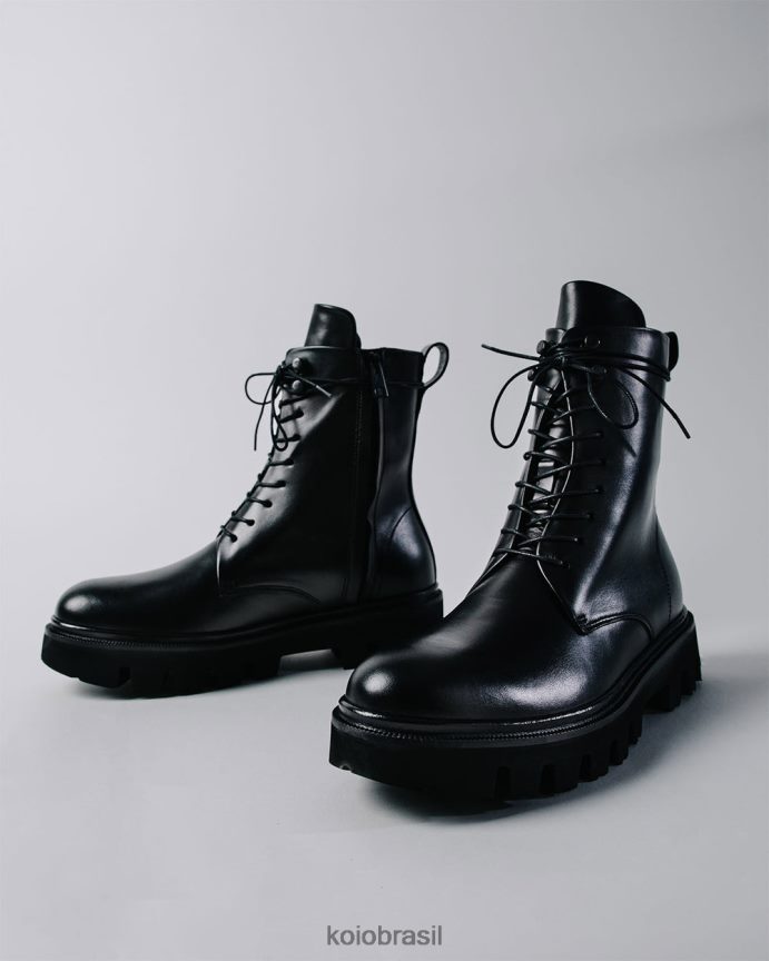 sapato br KOIO mulheres cortina preto FTL02202