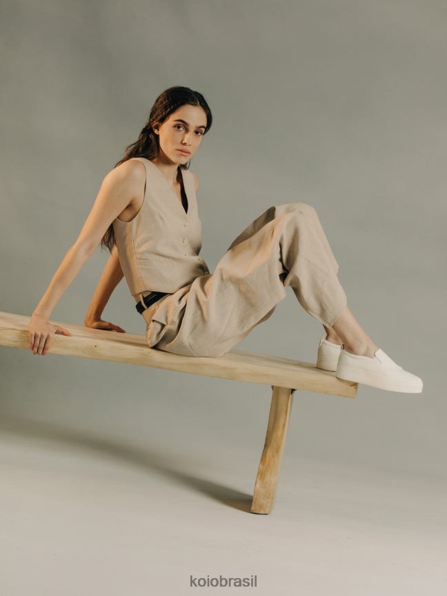 sapato br KOIO mulheres jesi creme FTL02174