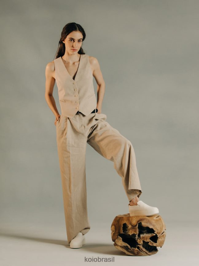 sapato br KOIO mulheres jesi creme FTL02174